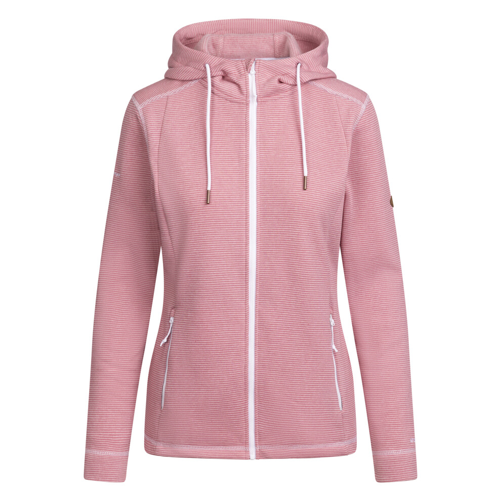 Trespass (L, Pink Haze) Womens/Ladies Rootless Stripe Marl At200 Fleece Jacket