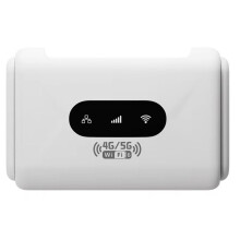 WiFi6 Router 4G LTE Router 300Mbps Modem 4G WiFi Portable Router Compatible with Non-Contract 5G SIM Cards US-Plug