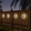 Outdoor LED Garden Wall Projector Solar Lights - Mandala Pattern Effect 4