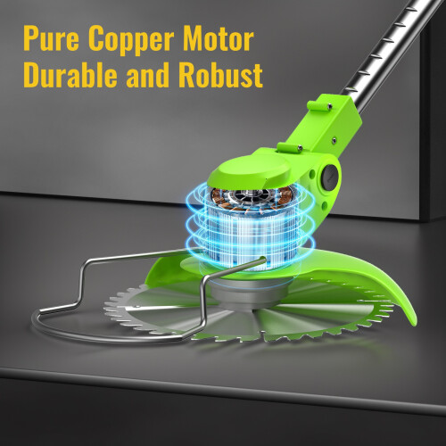 21V Cordless Grass Trimmer 2 Battery 2