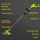21V Cordless Grass Trimmer 2 Battery 4