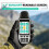 S190 Handheld GPS Navigator, Handheld GPS Land Meter for Hiking with 3-Axis Compass,Multi-GNSS Support 6