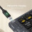 Transparent Foldable Wireless  Keyboard with Mouse Kit Folding Travel Keyboard for Smartphone Computer 2