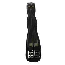 (45cm, Black) Kincade Anti-Chafe Shaped Elastic Dressage Girth