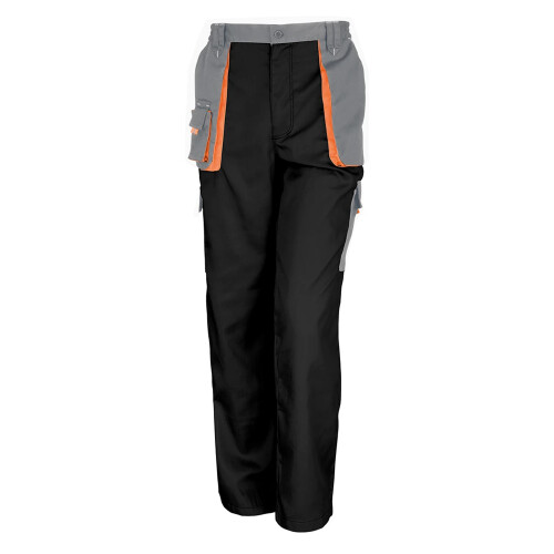 Result (3XL, Black/Grey) Result Work-Guard Mens Lite Trousers