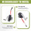 Hand-Cranked Generator Emergency Low-Speed External Rotor High Efficiency Portable Outdoor 6