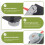 Hand-Cranked Generator Emergency Low-Speed External Rotor High Efficiency Portable Outdoor 7