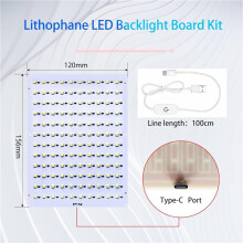 12pack CMYK LED Backlight Board Kit FAZ007 for Makerworld,3D Printer Light DIY Hardware Model Spare Parts
