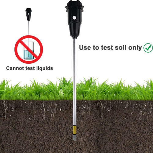 2X Long Probe Deep Soil PH Moisture Meter 2 in-1 Tester-Professional Test Hygrometer 2