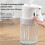 300ml Automatic Foam Soap Dispenser Rechargeable Foam Soap Dispenser Touchless Hand for Bathroom Kitchen A 6