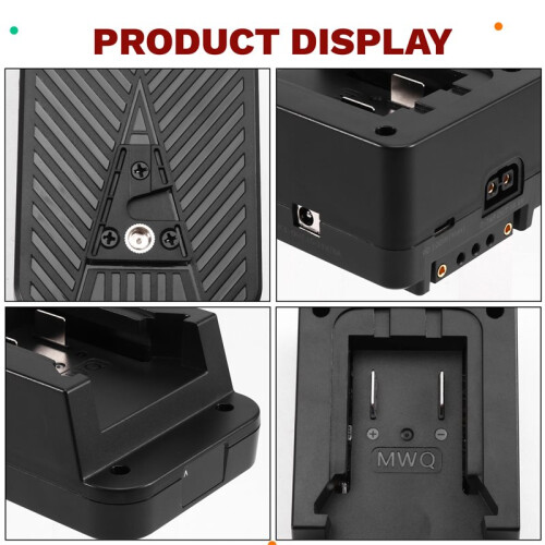 For  18V-21V Battery to V-Type Solar Panel Converter PD100W Fast Charging High-Efficiency Lighting 1