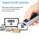 1D 2D Wireless  Barcode Scanner  Pocket Bar Reader Portable BT Reader QR Code PDF417 Scanner for PC Phone 9