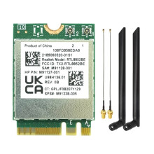 RTL8852BE WIreless WIFI Card with External Antenna AX1800 WIFI6 WLAN 802.11ax Bluetooth5.2 Dual-Band 2.4G+5G Wlan