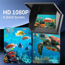 Tragbares Fisch-Echolot für Unterwegs, 4,3-Zoll-LCD-Display