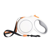 5 Meter Lange, Robuste, Einziehbare Hundeleine - Starkes Nylonband, Ergonomischer Griff für Alle Hundegrößen Bis 45 Kg