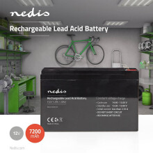 Oplaadbare loodzuurbatterij | Loodzuur | Oplaadbaar | 12V | 7200mAh