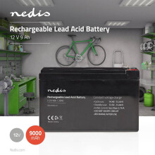 Oplaadbare loodzuurbatterij | Loodzuur | Oplaadbaar | 12V | 9000mAh
