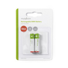 Oplaadbare Ni-MH-batterij AAA | 1,2 V gelijkstroom | 700 mAh | Voorgeladen | 2-Blaar