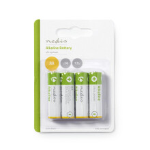 Alkalinebatterij AA | 1,5 V gelijkstroom | 4-Blaar