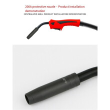 4X Shielded Welding Protective Mouth Front Welding Machine Accessories Torch Welding MIG Welding Torch Parts A