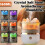 Aromatherapy Essential Oil Diffuser Salt Lamp Diffuser with 7 Color Lights 160ml Cool Mist Humidifier for Home C 2
