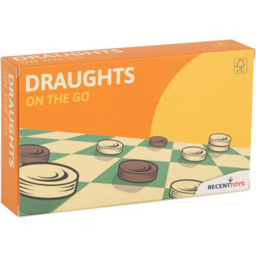 On the Go Draughts Travel Game RT-5194 1