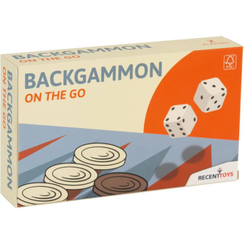 On the Go Backgammon Travel Game RT-5196 2