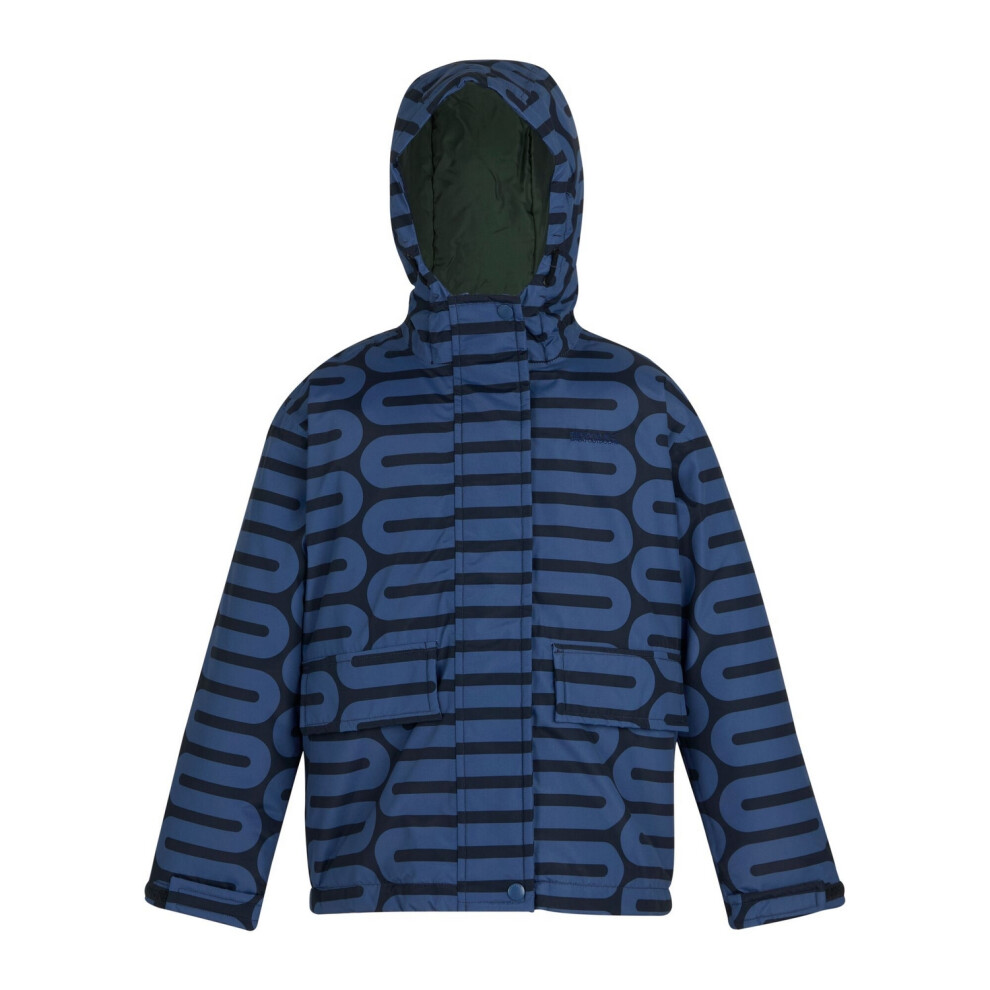 Regatta (13 Years, Blue) Girls Orla Kiely Waterproof Jacket