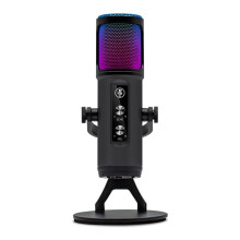 Micrófono USB con Botón de Silencio Táctil e Iluminación RGB para Juegos de PC, Karaoke, Grabación y Streaming.