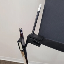 Bow Holder for Music Stand with Pencil Clip, Folding Bow Hook Organizer for Violin,Portable Bow Rest Clamp Accessory