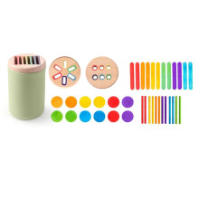 Silicone Toys Color Sorting Fine Motor Toys Shape Matching Early Educational Puzzle Toys for Toddlers,for 1 2 3 Year Old
