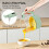 Electric Egg Beater Cup - Multifunctional Whisking Tool for Kitchen Efficiency White 4