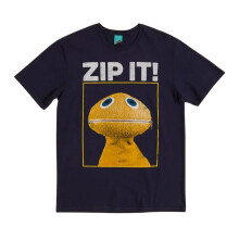 (XL, Navy) Rainbow Unisex Adult Zippy T-Shirt