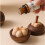 Exquisite Mountain Bamboo Shape Wooden Essential Oil Diffuser - Solid Wood Fragrant Desktop Aroma Ornament 2