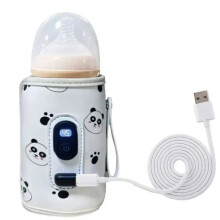 USB Baby Milk Bottle Thermal Bag Digital Display Bottle Heater Portable Baby Milk Heat Keeper for Traveling
