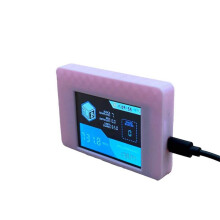 735Kh/S Upgraded NMMinering NerdMinerV2 BTC Solo Miner 2.8 Inch Touch Screen Bitcoin Crypto Miner for Office Home