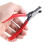 Multi-Function Sliding Tooth Screw Pliers for Rusty Wire Removal and Carp with Non-Slip  Red Hand Tool 1