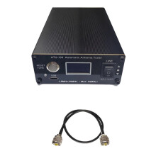 ATU-100 Antenna Tuner 1.8-30MHz 100W Automatic Antenna Tuner Shortwave Antenna Tuner Rechargeable Battery for Ham Radio