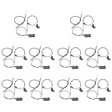 30PCS Engine Bowden Cable Hood Release Wire for- E39 525I 530I 51238176595 51238190754 51238176596