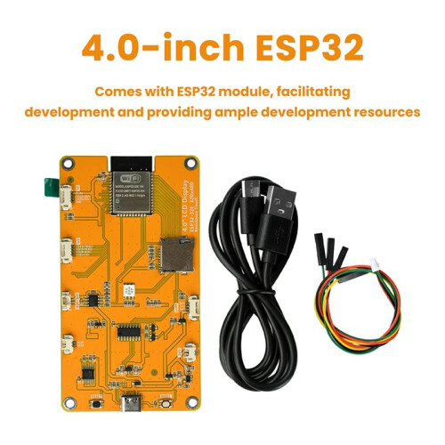 4 Inch ESP32 WiFi  Development Board 320x480 Onboard ESP32-WROOM-32E Module ST7796S Driver Without Touch 2
