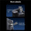 Hand Grip Aid Remote Control Kit Rabbit Cage for  13 12 11 Dual Cold Shoe Adapter Vlog Handle Stabilizer Mount A 7