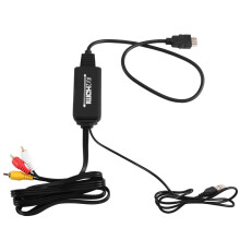 AV to -Compatible Converter AV Conversion Cable for RCA to -Compatible TV to Projector Cable Length 1.8 Meters