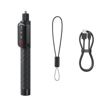 AMagisn Remote Selfie Stick 5.1 RC Grip 1m Pole for Insta 360 X4 X3 Ace Pro 13 12 11 10 Smartphones B