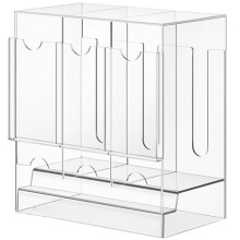 Booster Pack Case 3-Slot Acrylic Card Dispenser Storage Acrylic Organizer for Workplace Trading Game Sports Bedroom A