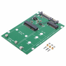 M.2 Solid State NGFF to Adapter Card MSATA Hard Drive to Adapter Card 2-in-1 2.5/3.5Inch Hard Disk Use