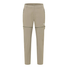 (10 UK R, Stone) Jack Wolfskin Womens/Ladies Hikeout Zip-Off Hiking Trousers