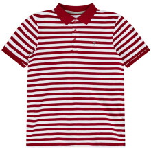 (10-11 Years, Red) Farah Childrens/Kids Striped Yarn Dyed Polo Shirt