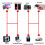3,7 V-5 V BT 5.3 MP3-Decoderplatine,10-W-Verstärker,MP3-Player mit 4