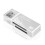 USB 2.0 Card Reader 4 in 1 Multi Card Reader Memory Adapter for Memory Stick T-Flash/M2/MS Card Reader Silver 1