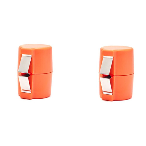 2pcs Multifunctional Egg Shell Opener Handheld Egg Cracker Separator Tool Eggshell Cutter Easy Open Gadget Orange 1